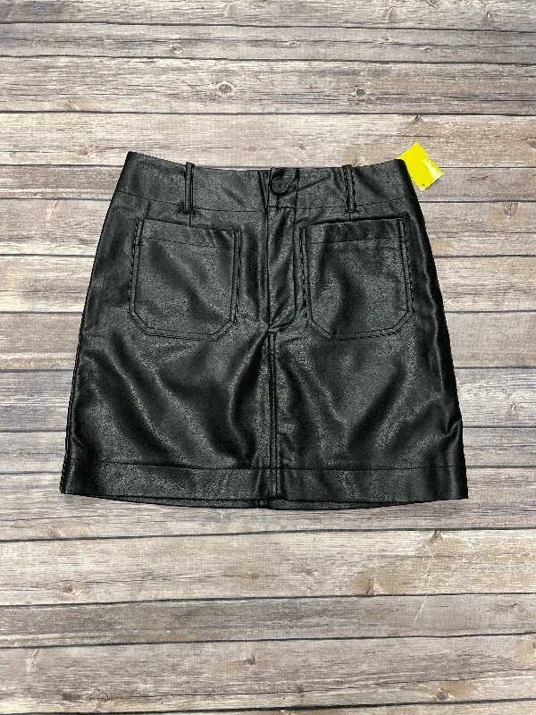 Skirt Mini & Short By Maeve In Black, Size: S