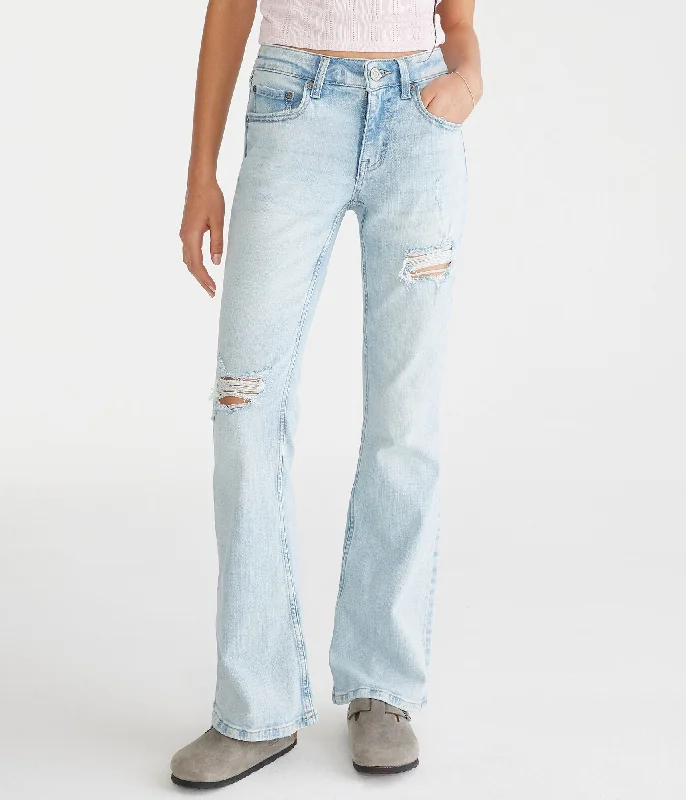 Aeropostale Flare Low-Rise Jean