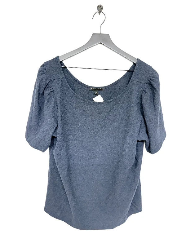 Top Short Sleeve By Banana Republic In Navy, Size: Xxl