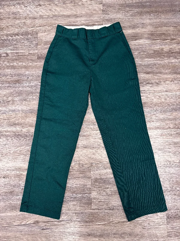 Pants Cropped By Dickies In Green, Size: 0