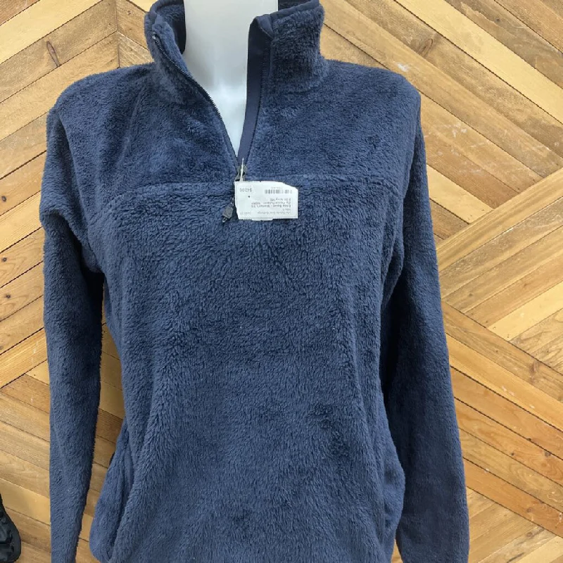 Eddie Bauer - Women's 1/4-Zip Fleece Pullover - MSRP $109: Navy-women-MD