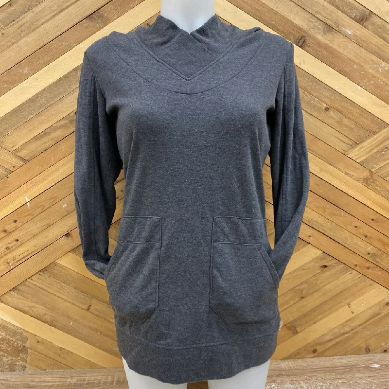 Lole - Women's Hooded Sweatshirt - MSRP comp $119: Grey-women-XS