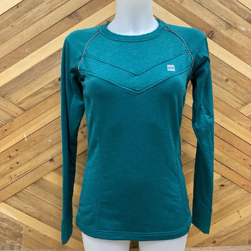 Mountain Equipment Company - Women's Slim Flit L/S Shirt - MSRP$48: Green-women-SM