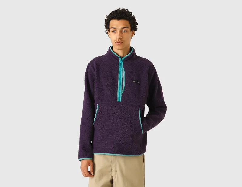 Raised by Wolves Sherpa Fleece Half-Zip / Aubergine