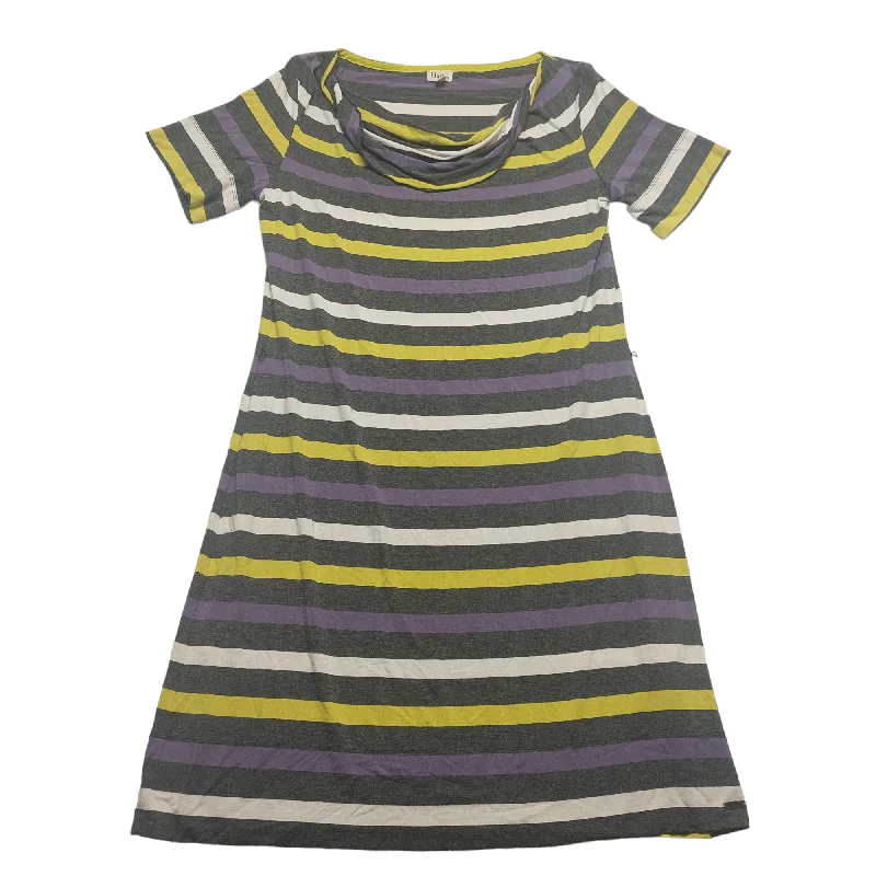 Striped Pattern Dress Casual Midi Hatley, Size M