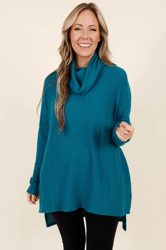 Keep Your Trust Sweater, Teal