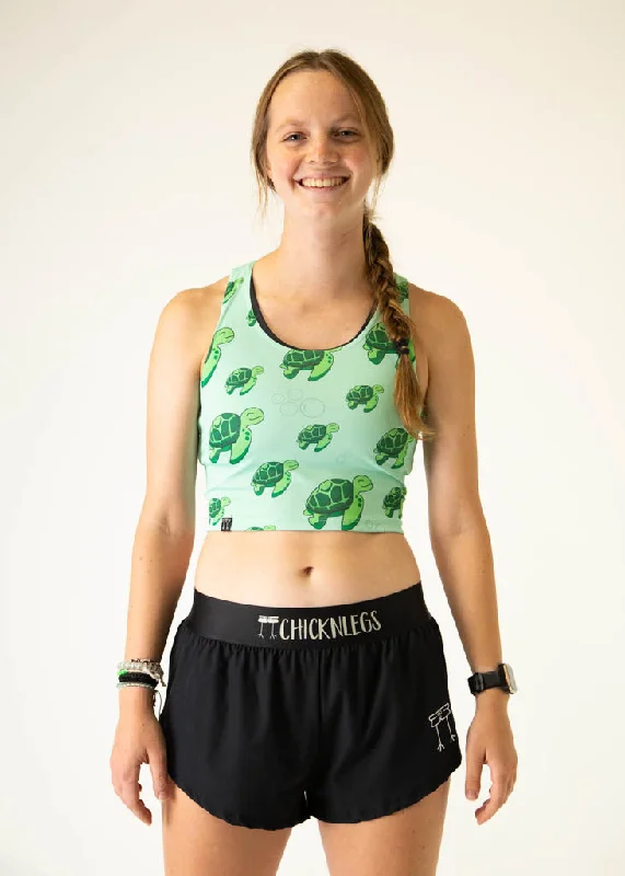 Sea Turtles PWR Crop Top